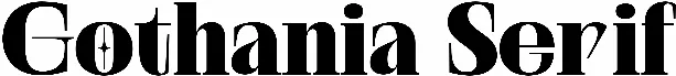 Gothania Serif