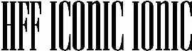 HFF Iconic Ionic
