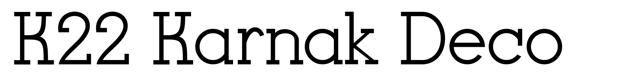 K22 Karnak Deco