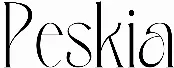 Peskia
