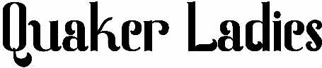 Quaker Ladies