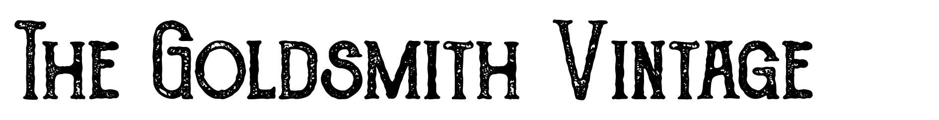 The Goldsmith Vintage