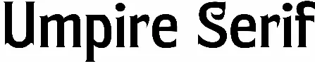 Umpire Serif