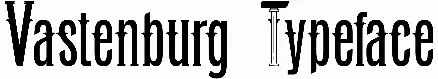 Vastenburg Typeface