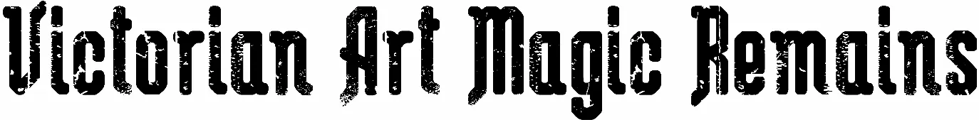 Victorian Art Magic Remains