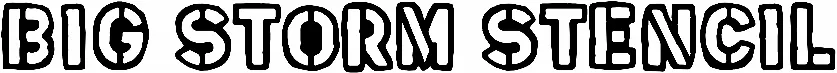 Big Storm Stencil