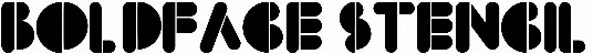 BoldFace Stencil