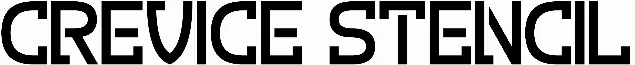 Crevice Stencil