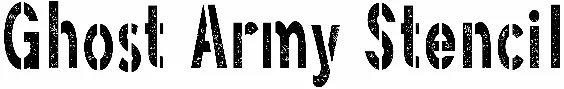 Ghost Army Stencil