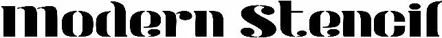 Modern Stencil