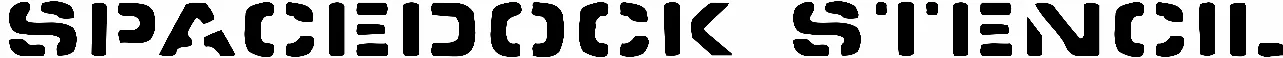 Spacedock Stencil
