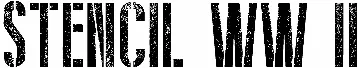 Stencil WW II