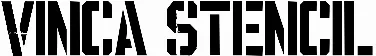 Vinca Stencil