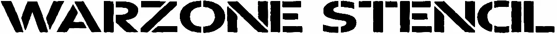 Warzone Stencil