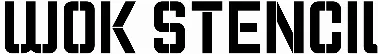 Wok Stencil