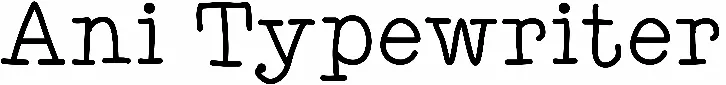 Ani Typewriter