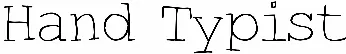 Hand Typist