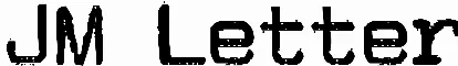 JM Letter