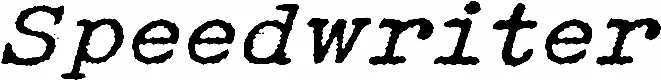 Speedwriter