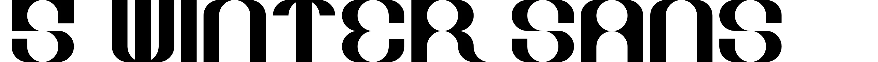 5 Winter Sans