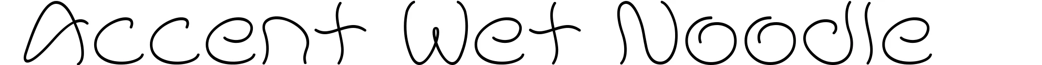 Accent Wet Noodle