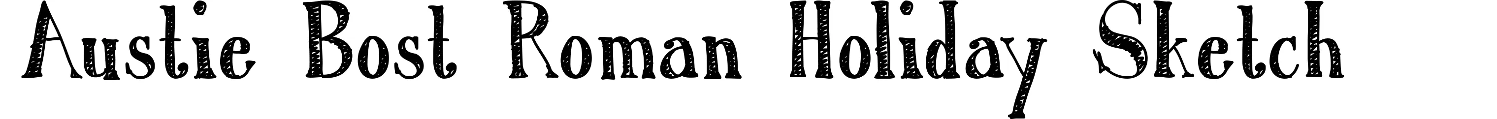 Austie Bost Roman Holiday Sketch