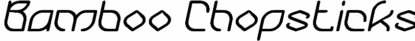 Bamboo Chopsticks