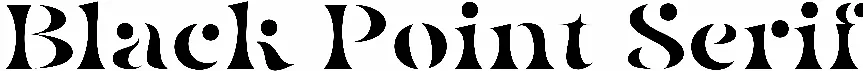Black Point Serif