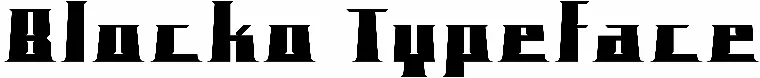 Blocko Typeface