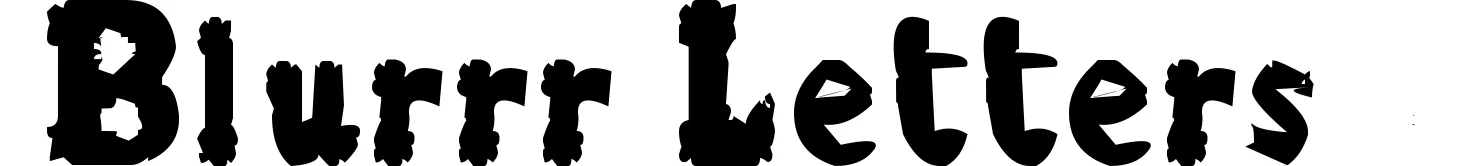Blurrr Letters