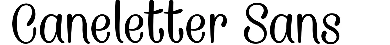 Caneletter Sans