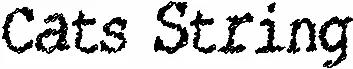 Cats String