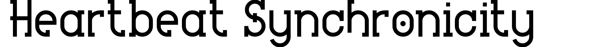 Heartbeat Synchronicity