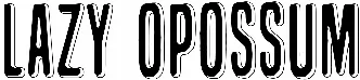 Lazy Opossum