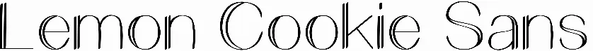 Lemon Cookie Sans