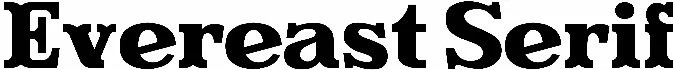 Evereast Serif
