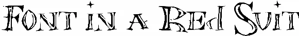Font in a Red Suit