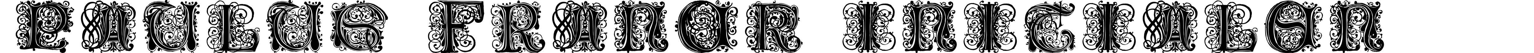 Paulus Franck Initialen