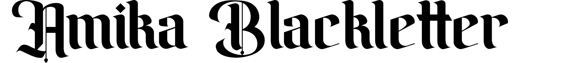 Amika Blackletter