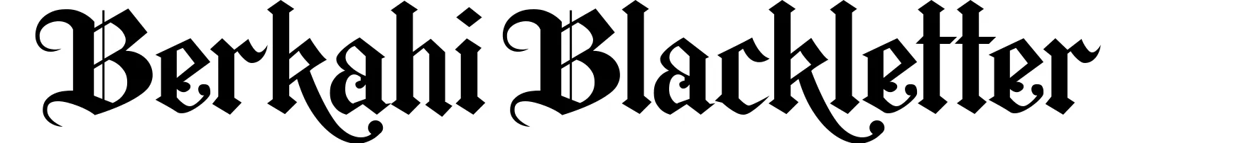 Berkahi Blackletter