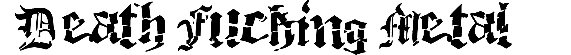 Death Fucking Metal