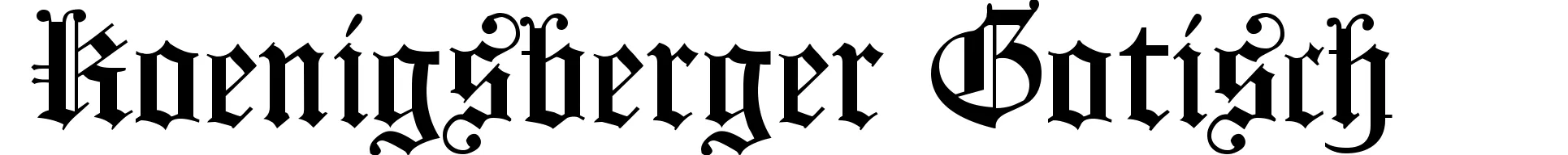 Koenigsberger Gotisch