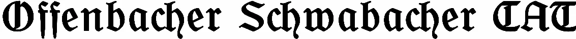 Offenbacher Schwabacher CAT