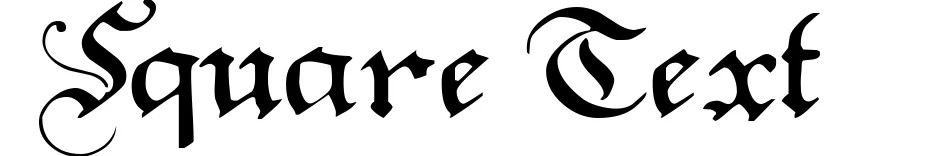 Square Text