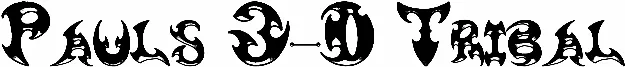 Pauls 3-D Tribal