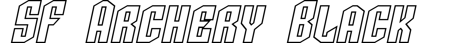 SF Archery Black