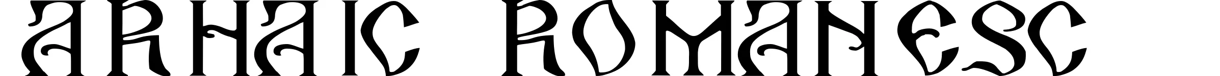 Arhaic Romanesc