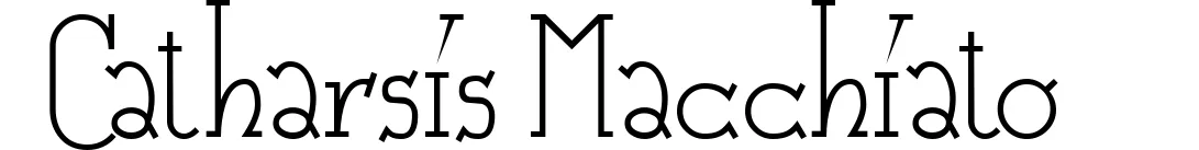 Catharsis Macchiato