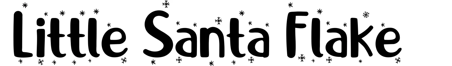 Little Santa Flake