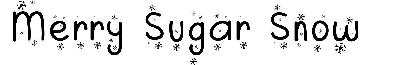 Merry Sugar Snow